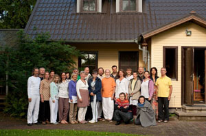 M. G. Satchidananda, 3ieme initiation, Lilleoru, Estonie, 21 aout, 2014  (cliquez pour agrandir)