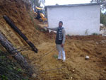 Budhna, un village isolé des Himalayas - 2015 - Excavation à l'emplacement de la nouvelle salle de classe (click image to enlarge)