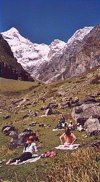 Sadhana in the mountains